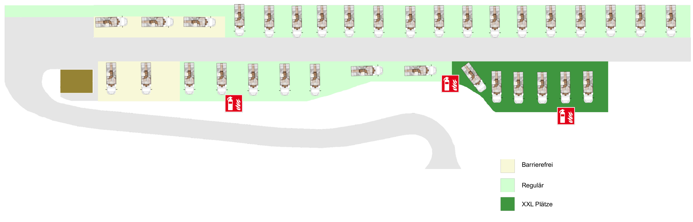 Stellplatzplan Wohnmobilpark Vulkaneifel